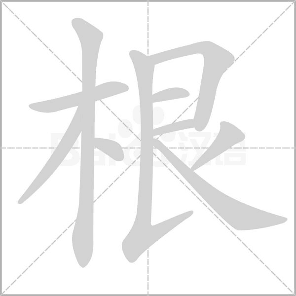 根字笔顺