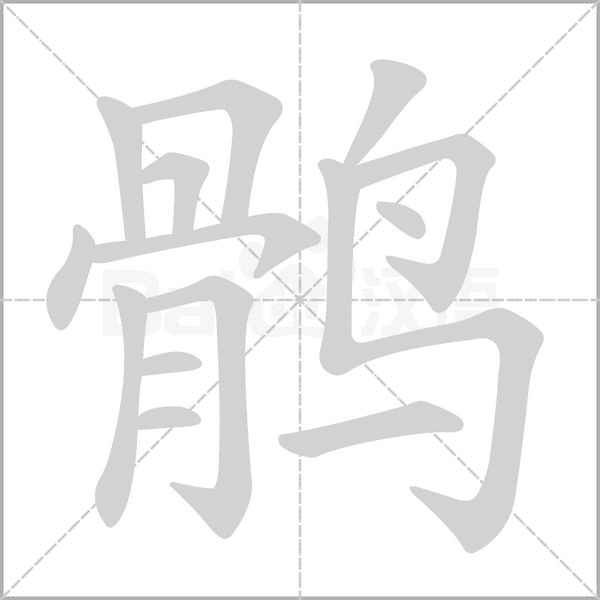 鹘字笔顺